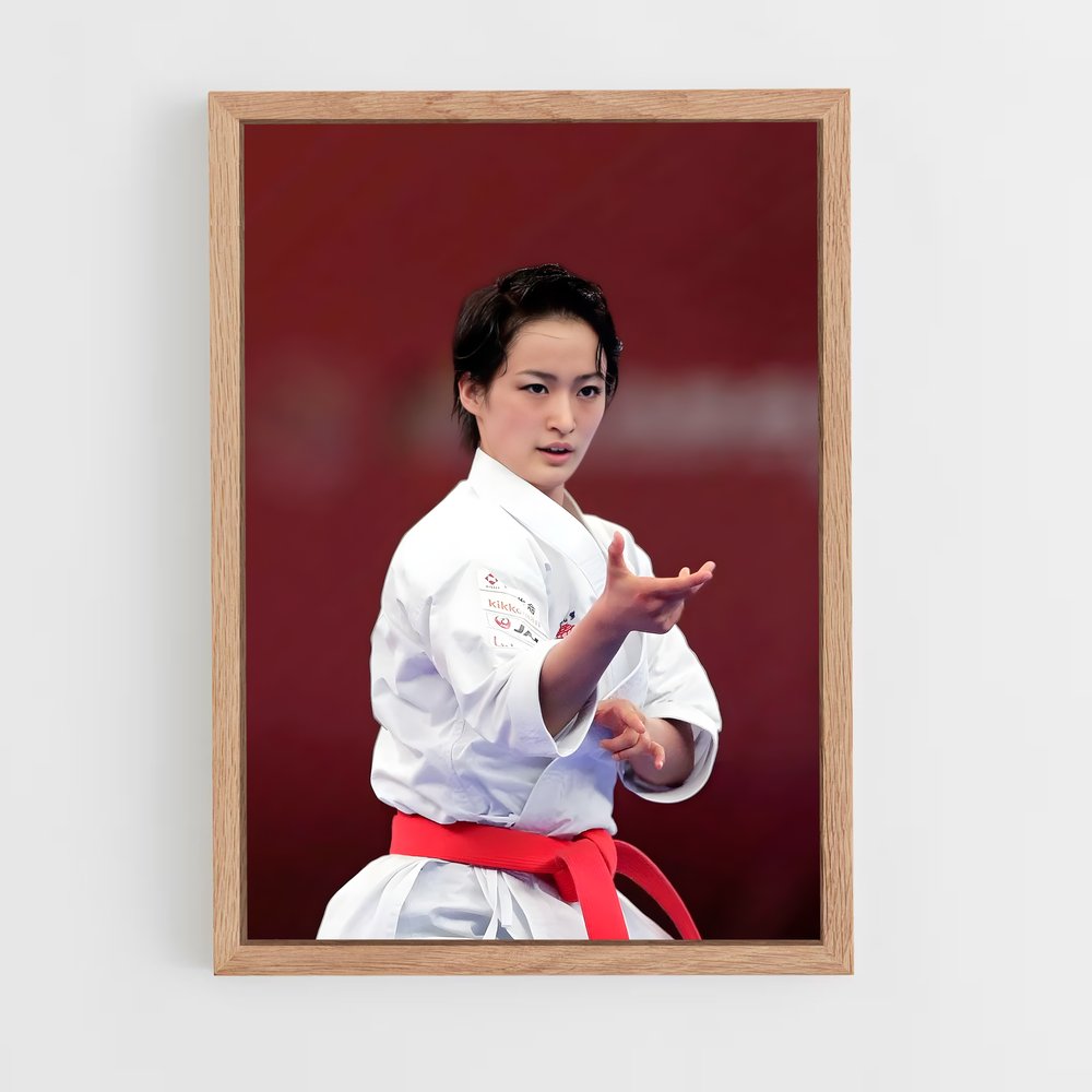 Poster Kiyou shimizu – affiche Karaté (vue 4)